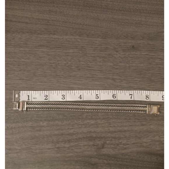 Buddha To Buddha Thick Sterling Silver 925 Bracelet Clasp Button 71g 8.5" Inches - Picture 8 of 9